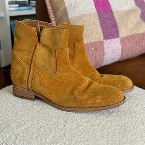 Suede Frye Ankle Boots